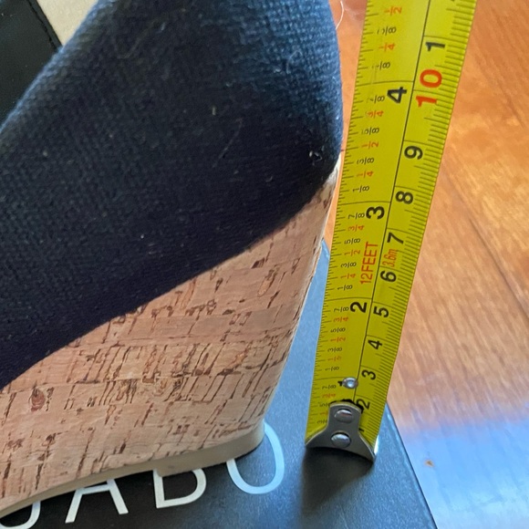 Pegabo black & cork wedges - Picture 7 of 7